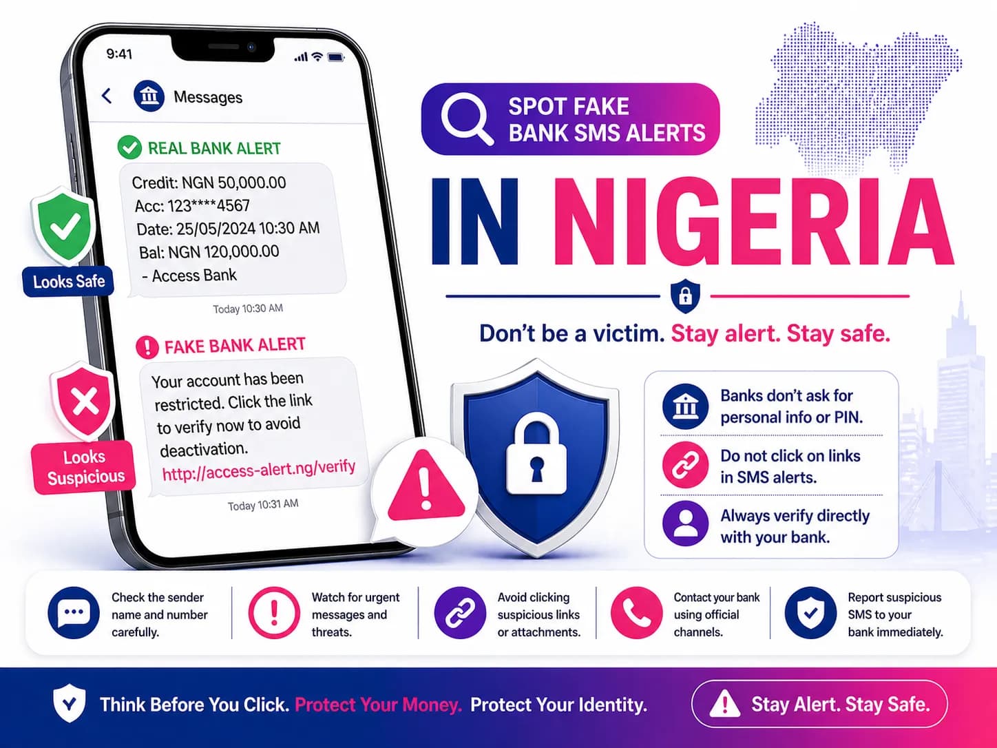 How to Recognize a Fake Bank Alert SMS in Nigeria