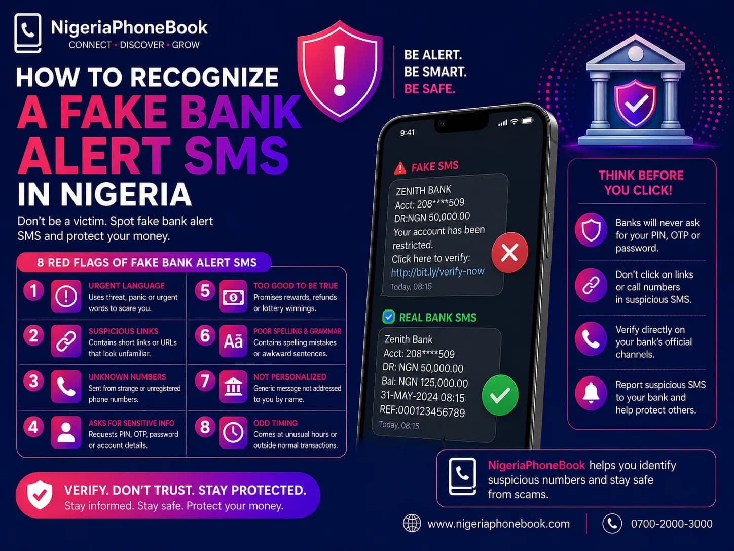 How to Recognize a Fake Bank Alert SMS in Nigeria