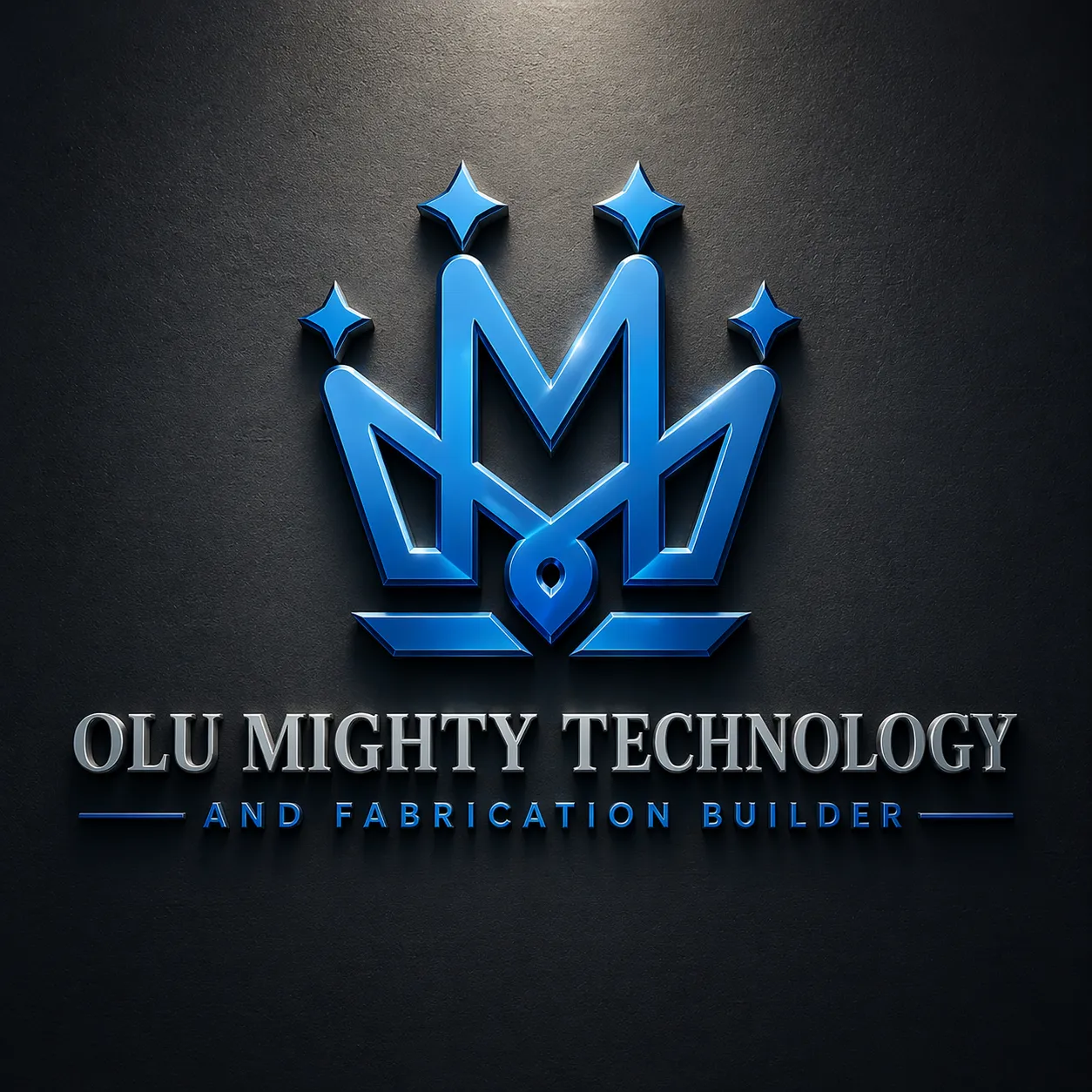 Olu mighty technology and fabrication builders logo