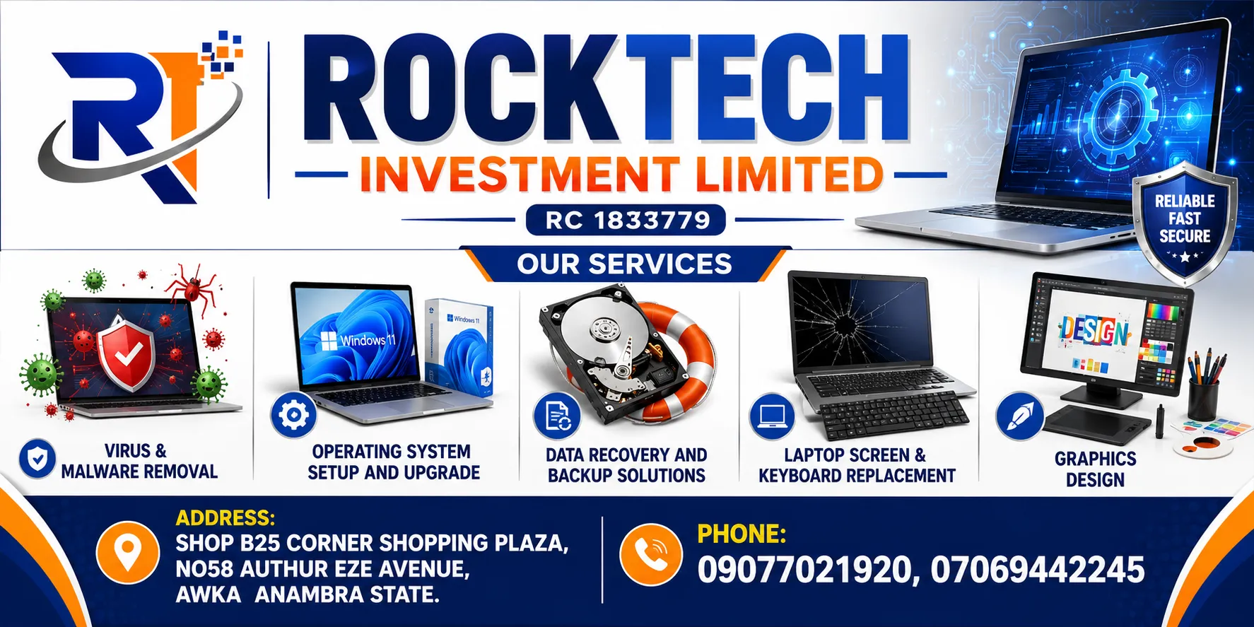 Rocktech investment limited banner