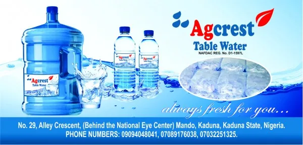 Agcrest Water and Beverages