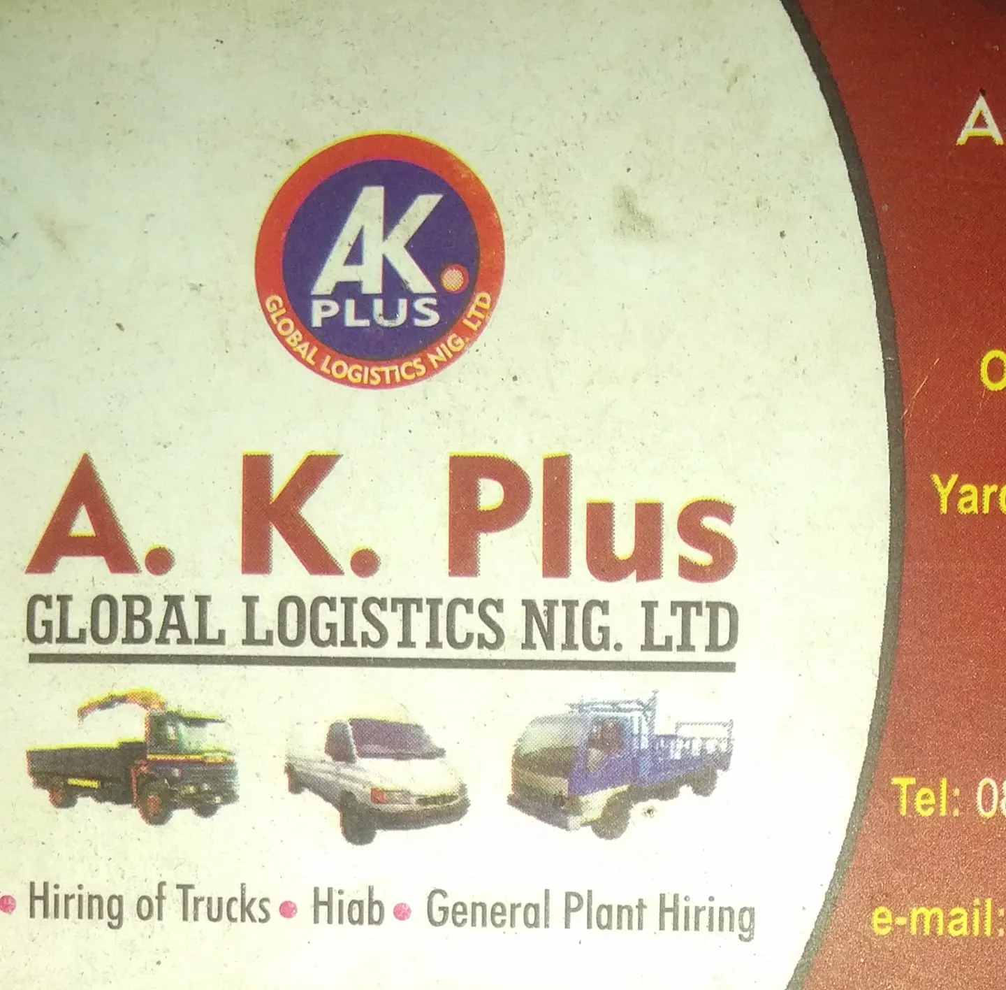 A.K Plus Global Logistics Nig Ltd (Ibadan)
