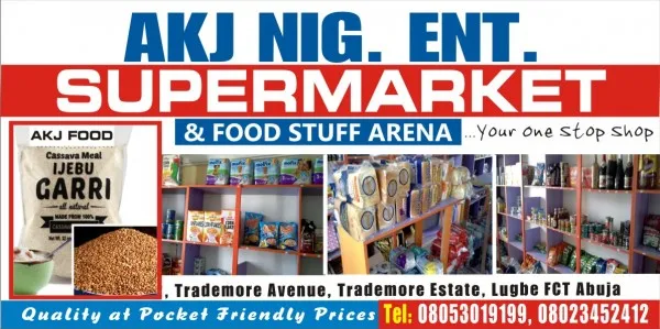 AKJ Nigeria Ent (Supermarket& Food Stuff Mart)