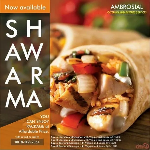 Ambrosial catering and pastries services