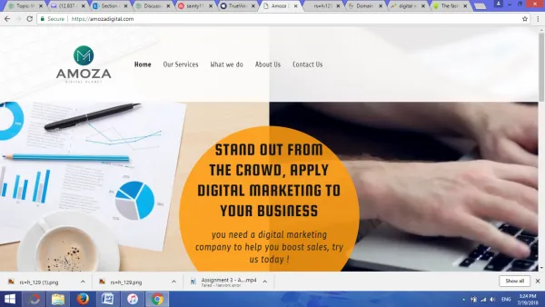 AMOZA DIGITAL PLANET / Digital Marketing Agency logo