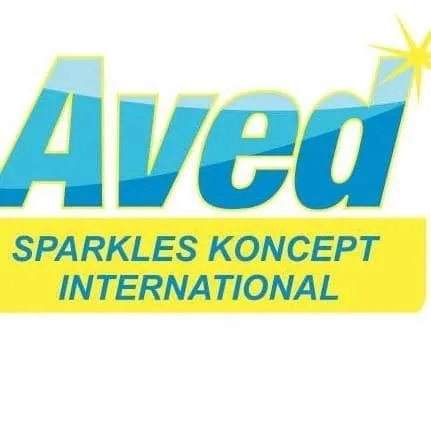 Aved sparkles koncept int'l logo