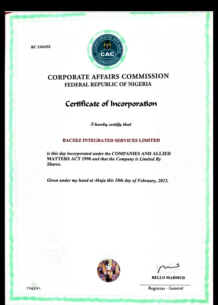 Baczez Integrated Services Limited (Abuja 1)