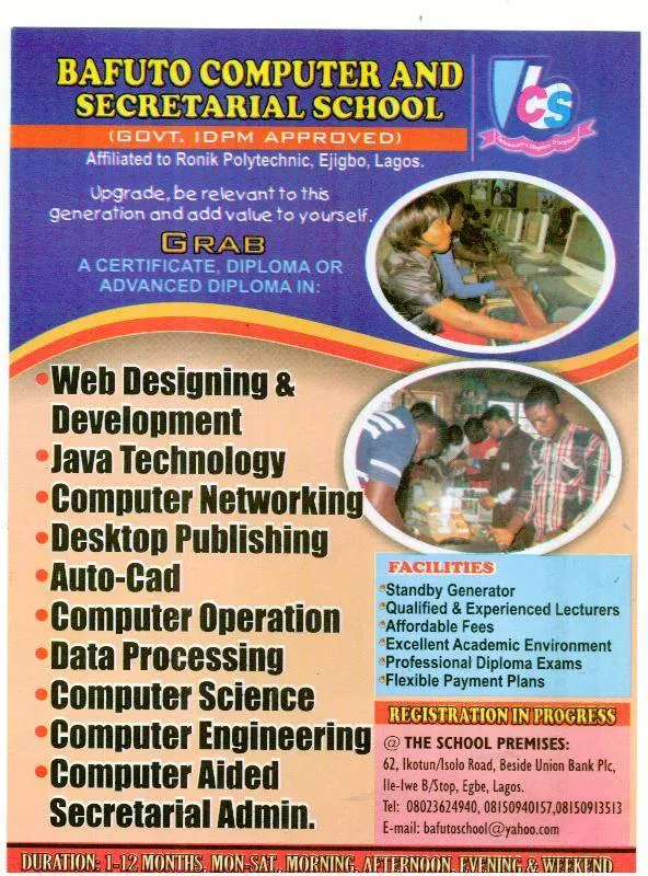 Bafuto Computer And Secretarial School