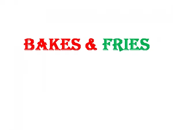 Bakes & Fries Catering Services