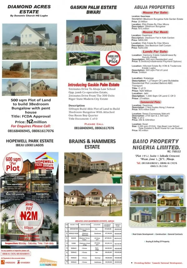 Bamo Property Nigeria Limited