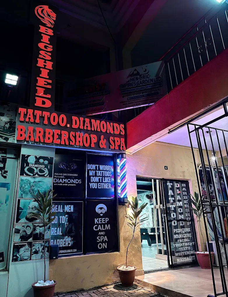 Bigshield Tattoo Diamonds Barbershop & Spa