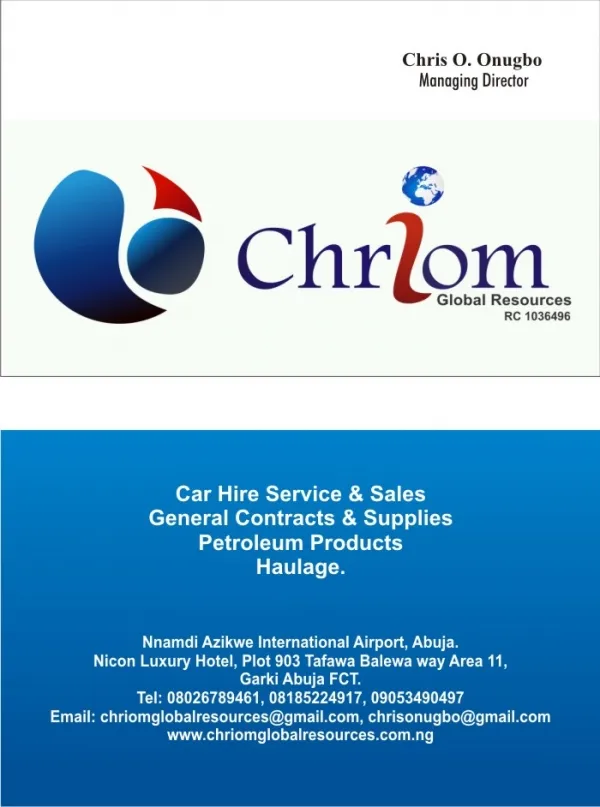 Chriom Global Resources Limited