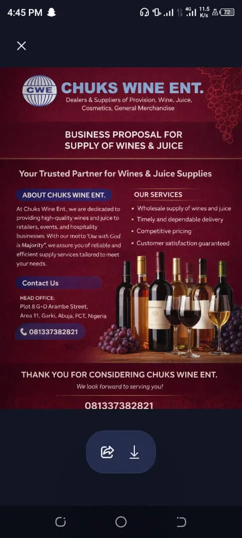 Chuks Wine Enterprise