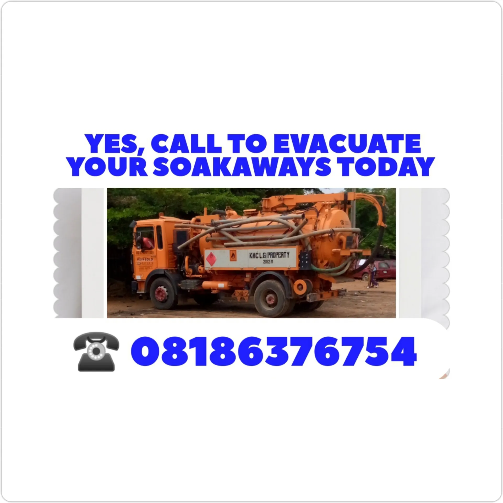 CityCare Soakaway Evacuation & Cleaning Services Lagos