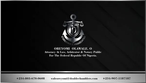 D' Oreyomi  & Associates  ( DOAble  Chambers)