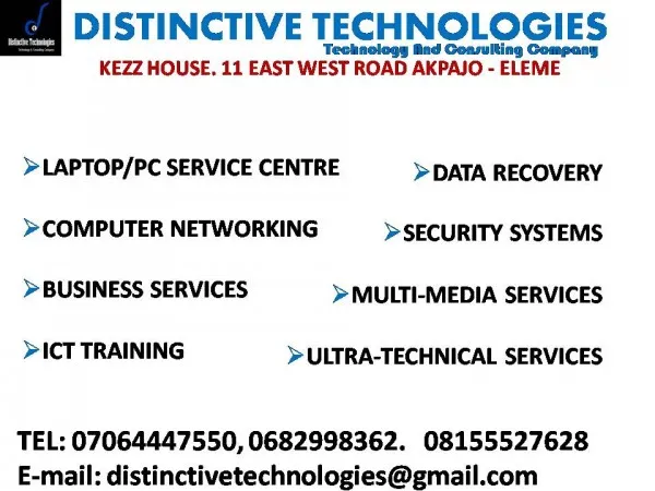Distinctive Technologies