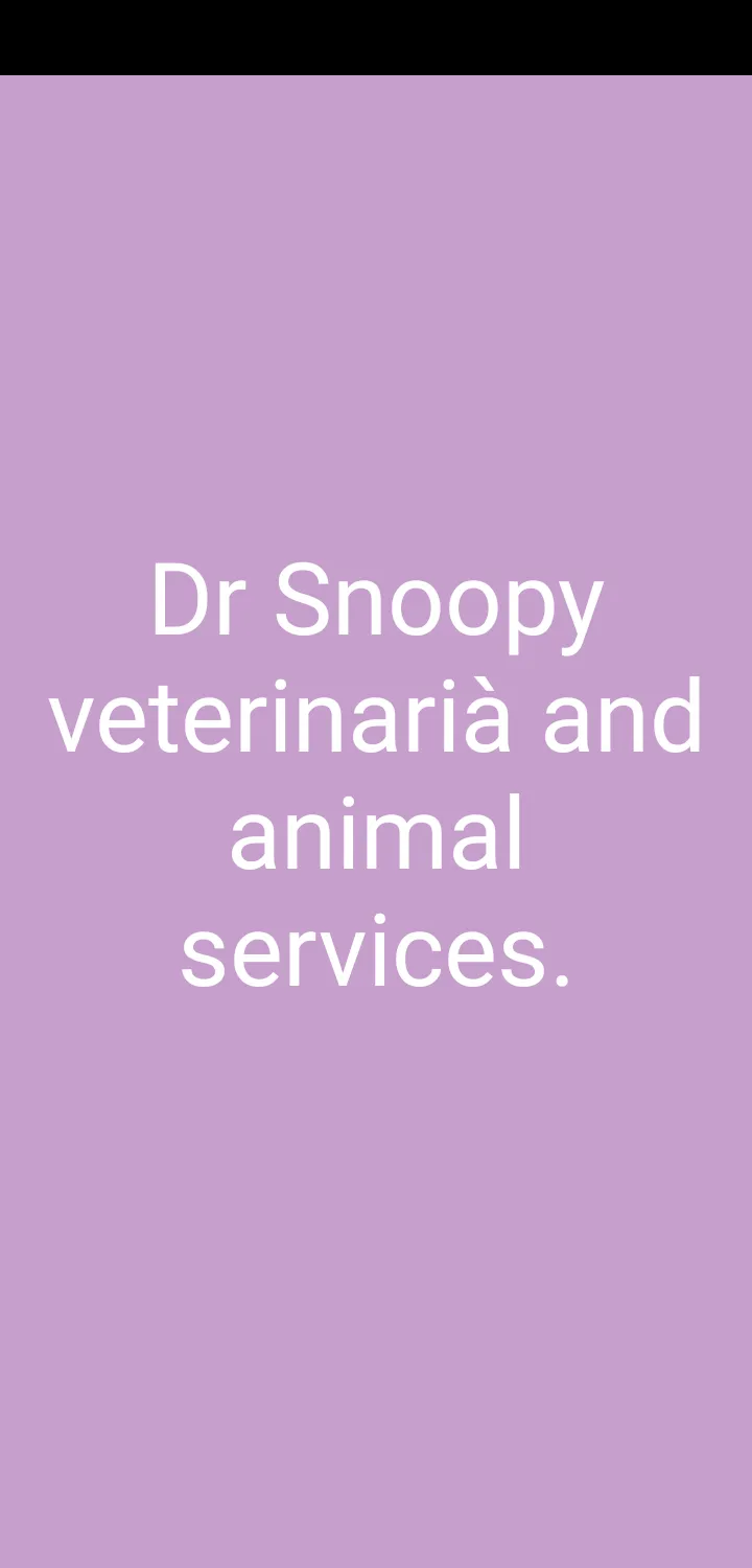 Dr. Snoppy Veterinariá & Animal Services. logo
