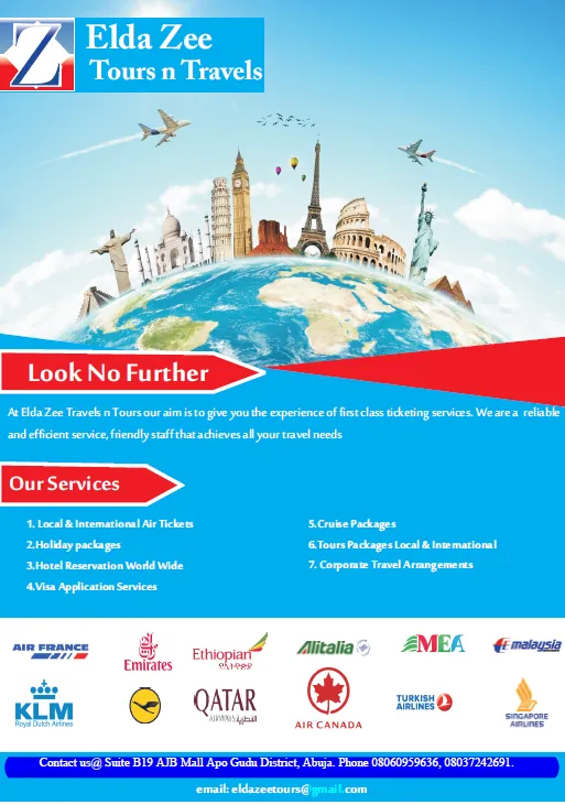 Elda Zee Tours n Travels Ltd