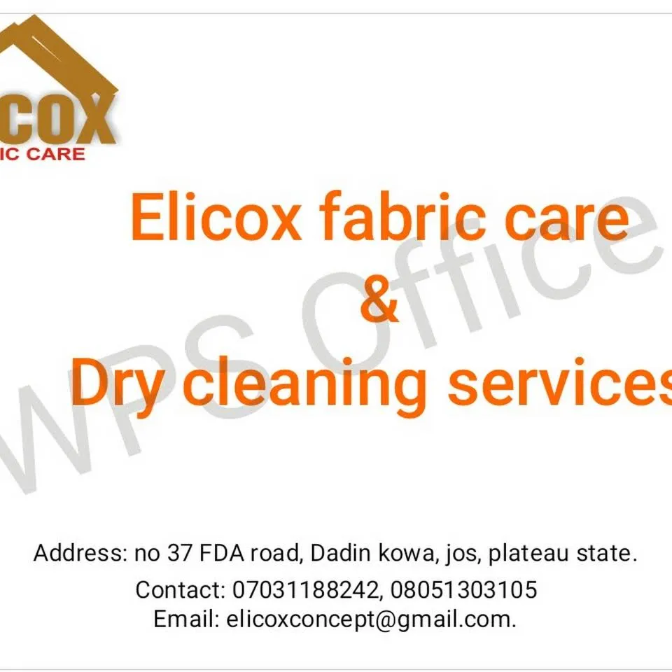 elicox fabric care and dry cleaning services