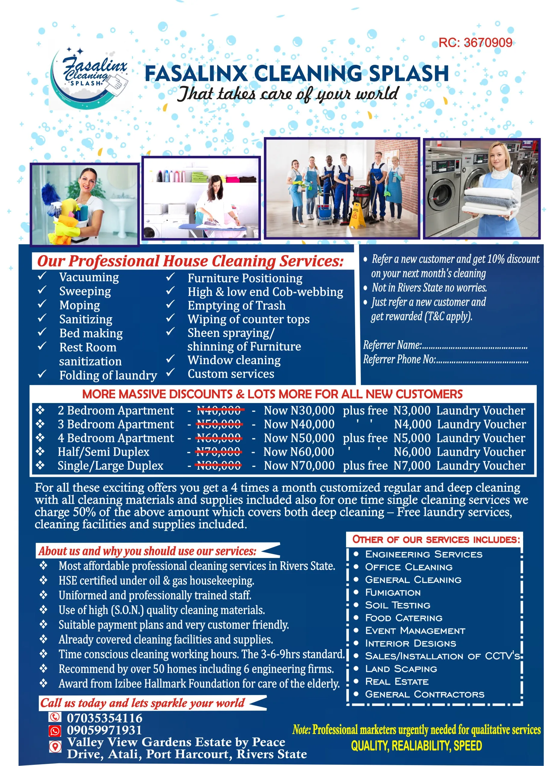 Fasalinx Services