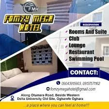 Fomzy Mega Hotel Oghara