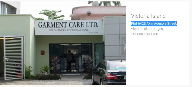 Garment Care Limited (Victoria Island 1)