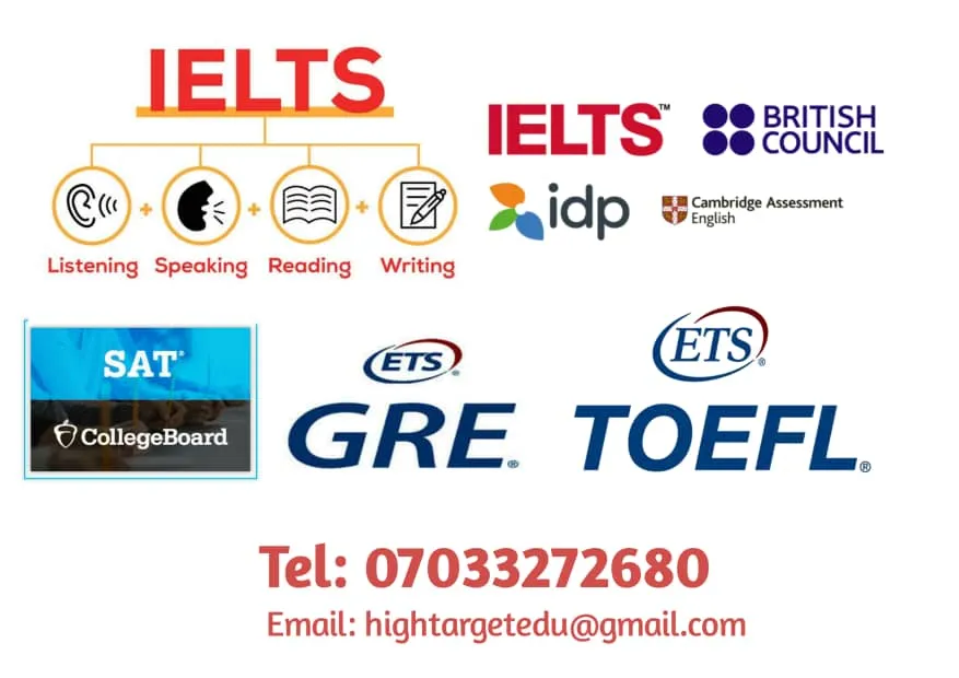 High Target IELTS, TOEFL, SAT, GRE Centre Owerri