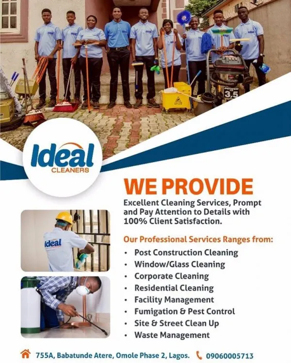 Ideal Cleaners logo