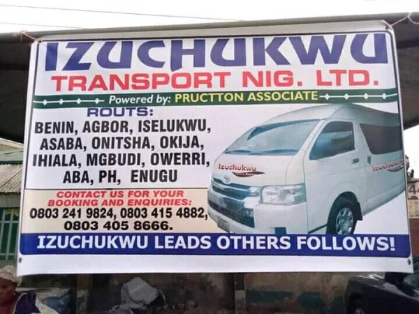 Izuchukwu Transport Nig.