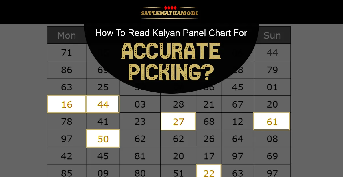Kalyan Panel Chart For Accurate Picking