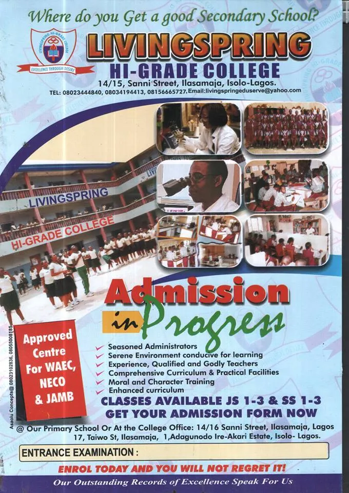 Livingspring Hi-Grade College