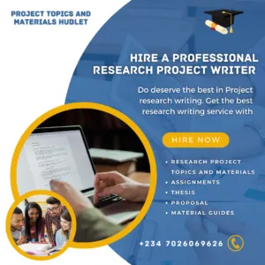 May project topics and materials