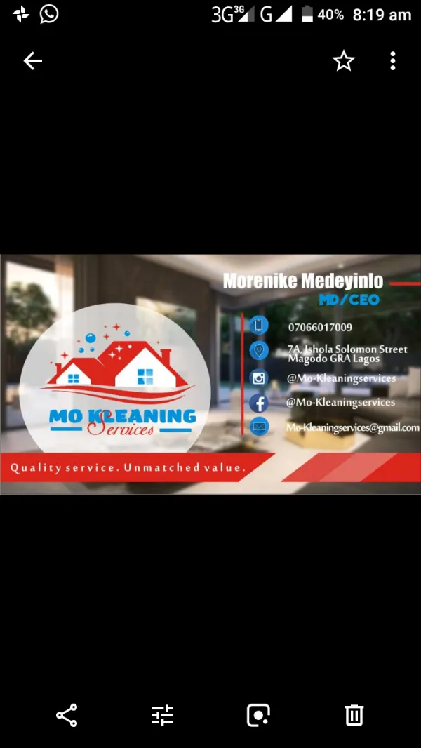 Mokleaningservices Nigeria Limited logo