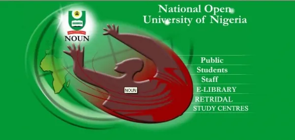 National Open University Of Nigeria, NOUN student portal
