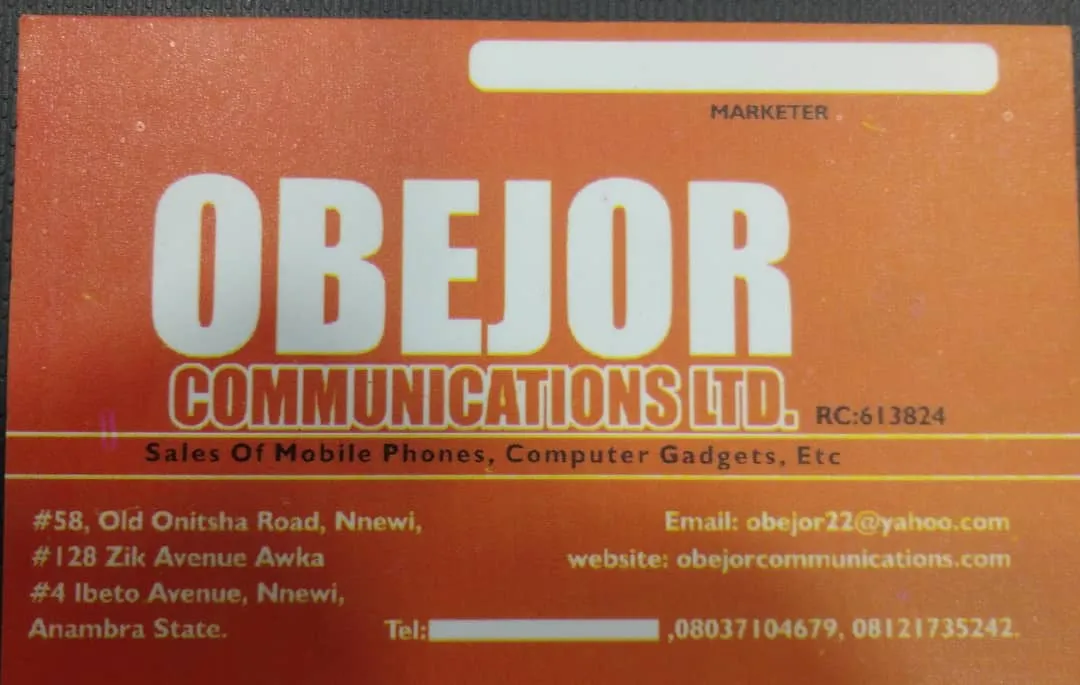 Obejor Communications Limited (Nnewi)