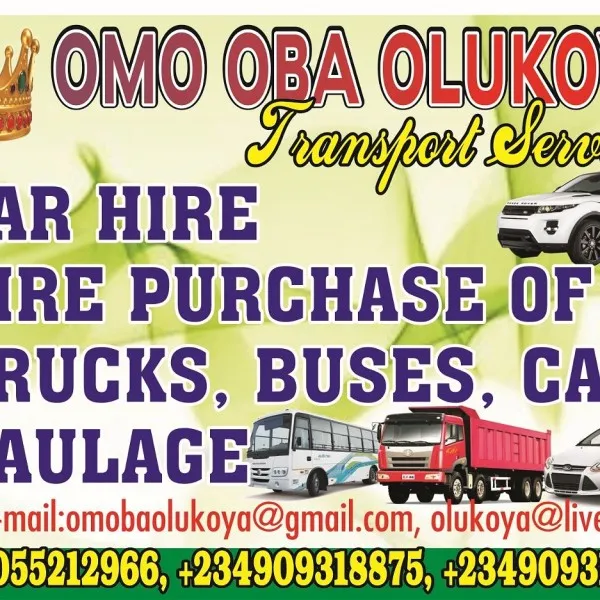 Omo Oba Olukoya transport services