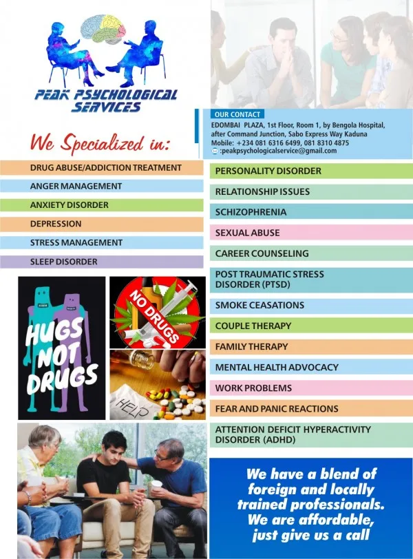 Peak psychological services logo