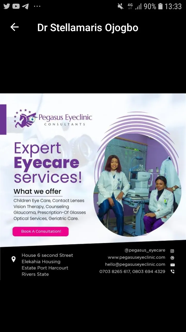 PEGASUS CLINIC EYE LIMITED