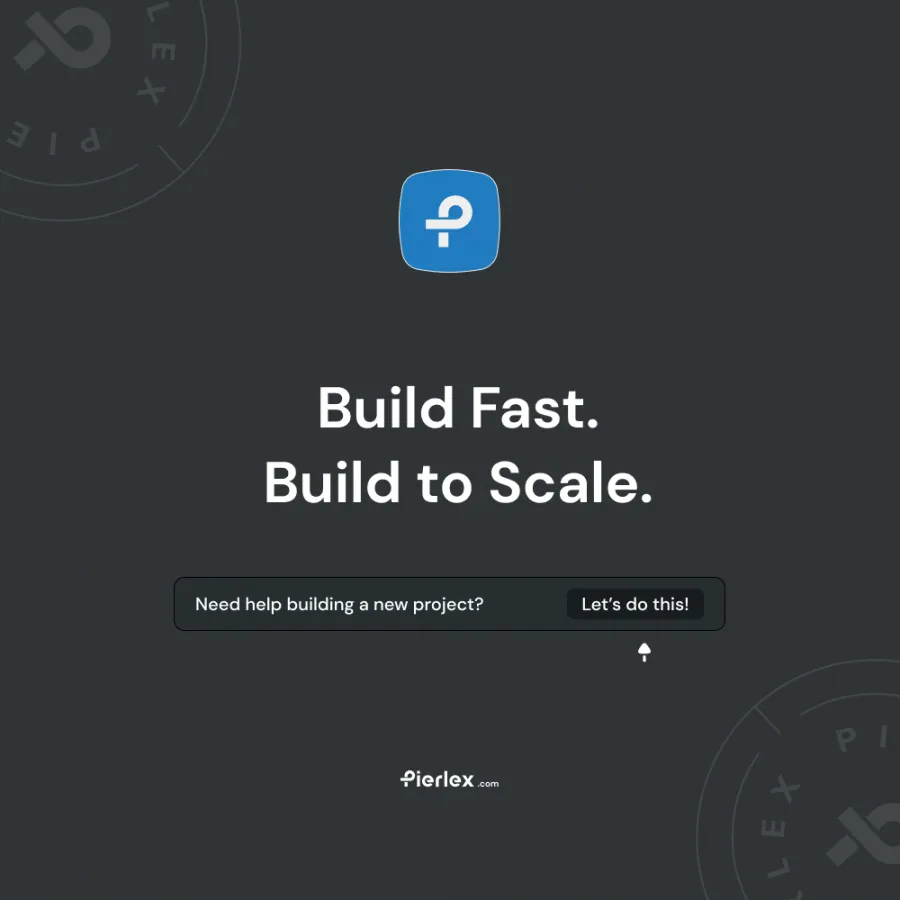 Pierlex - UI/UX Design & Development Studio logo