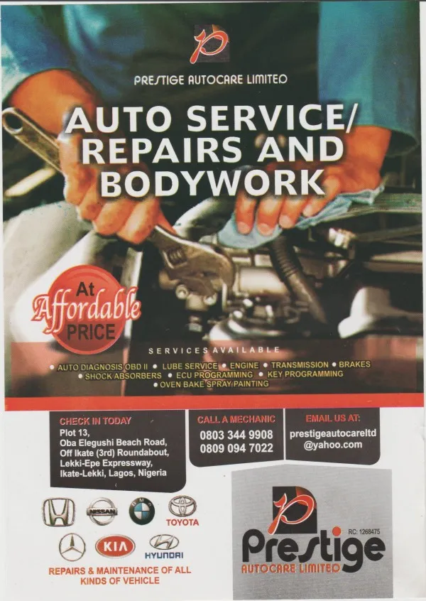 Prestige Autocare Ltd