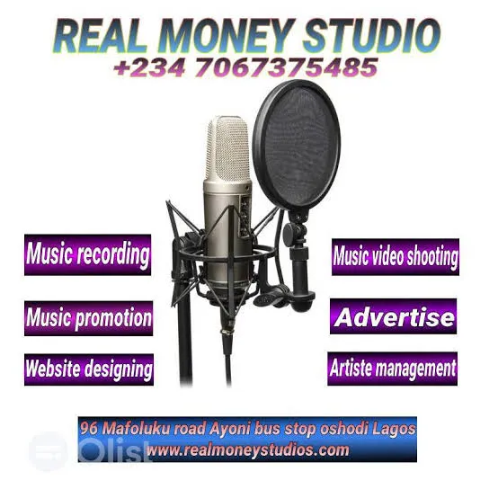 rm music recording studio in lagos