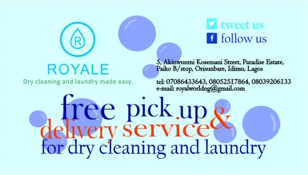 Royale Drycleaning logo