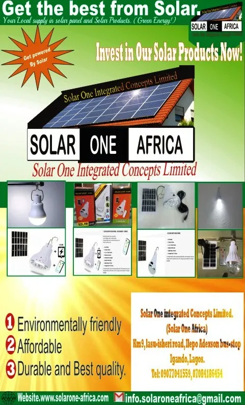 Solar One Integrated Concepts Limited