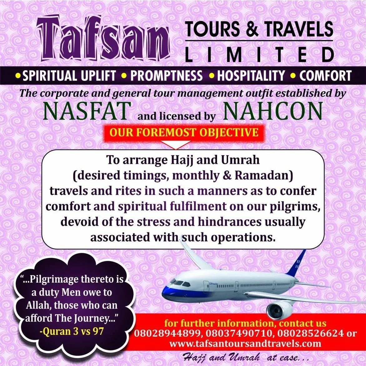 Tafsan Tours And Travels Limited (Abuja)