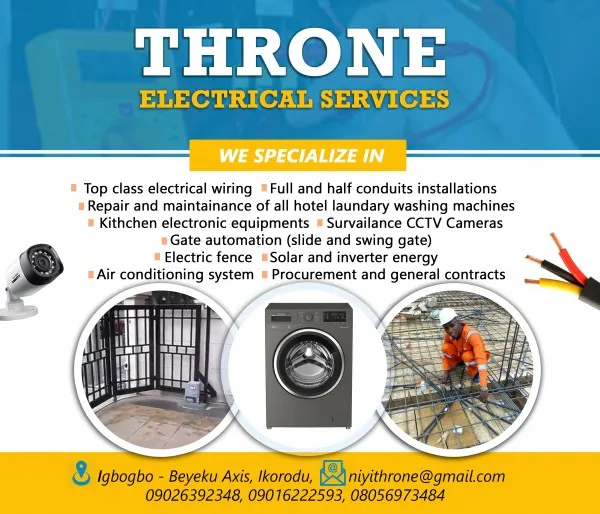 Throne electrical services