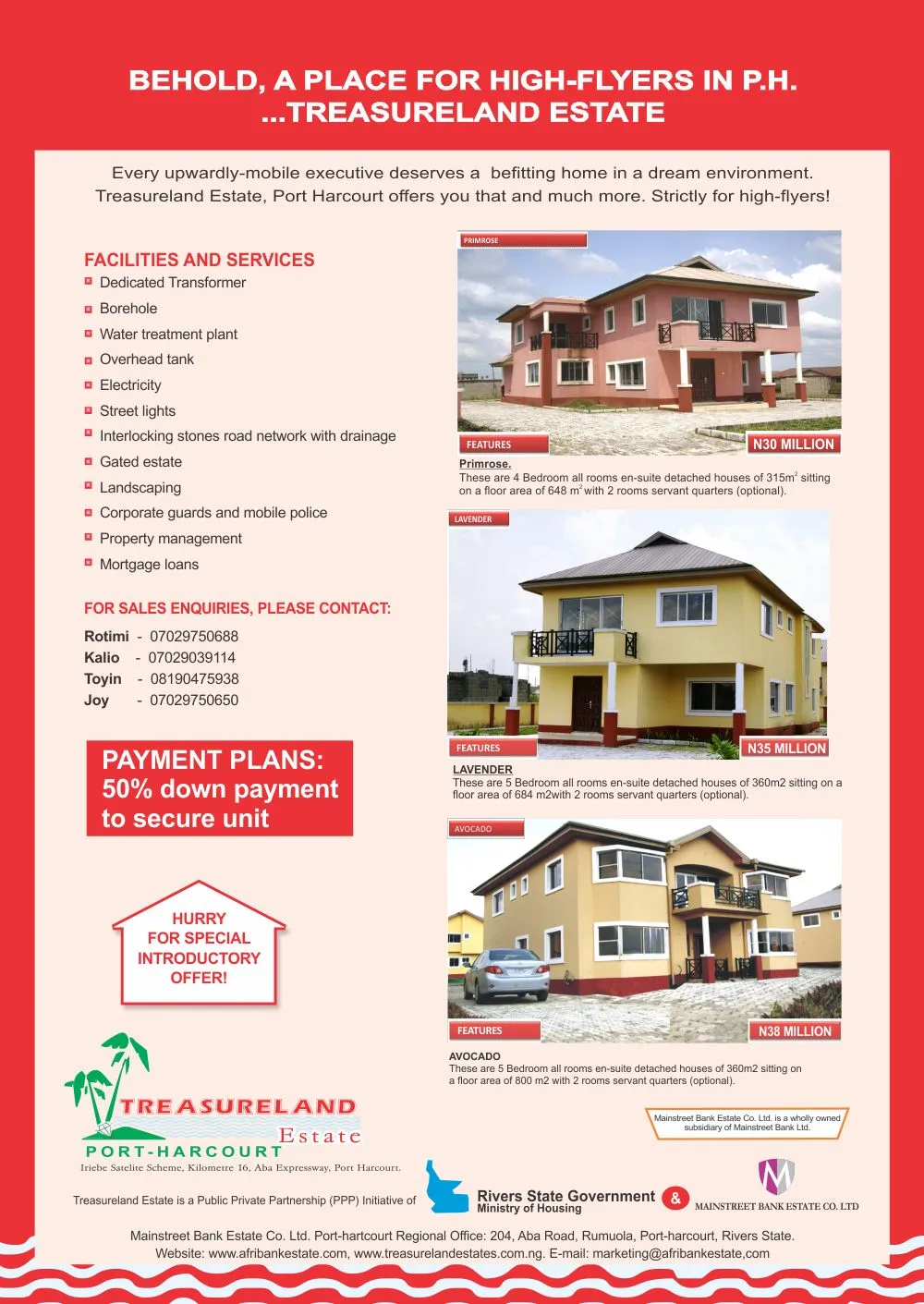 Treasureland Estate Port Harcourt