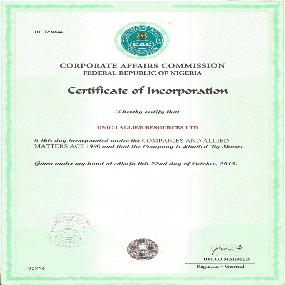 Unic-I Allied Resources Ltd