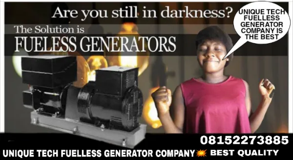 Unique Tech Fuelless Generator Company Ng Ltd